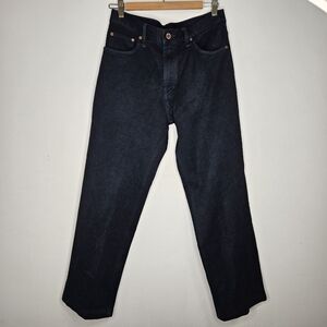 VTG 90s Bulgary Jeans Men's Sz 33 × 28 Navy Blue Cotton Designer Luxury